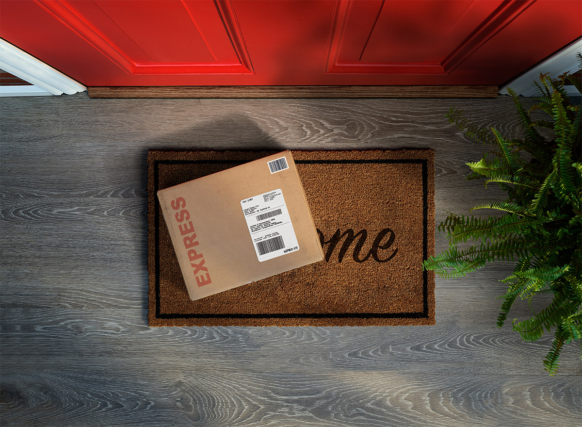 Parcel At Front Door