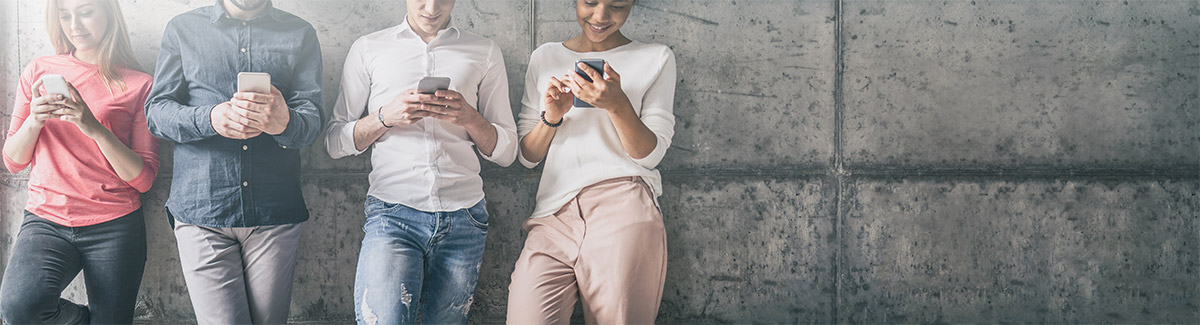 Teenagers on Mobile Phones